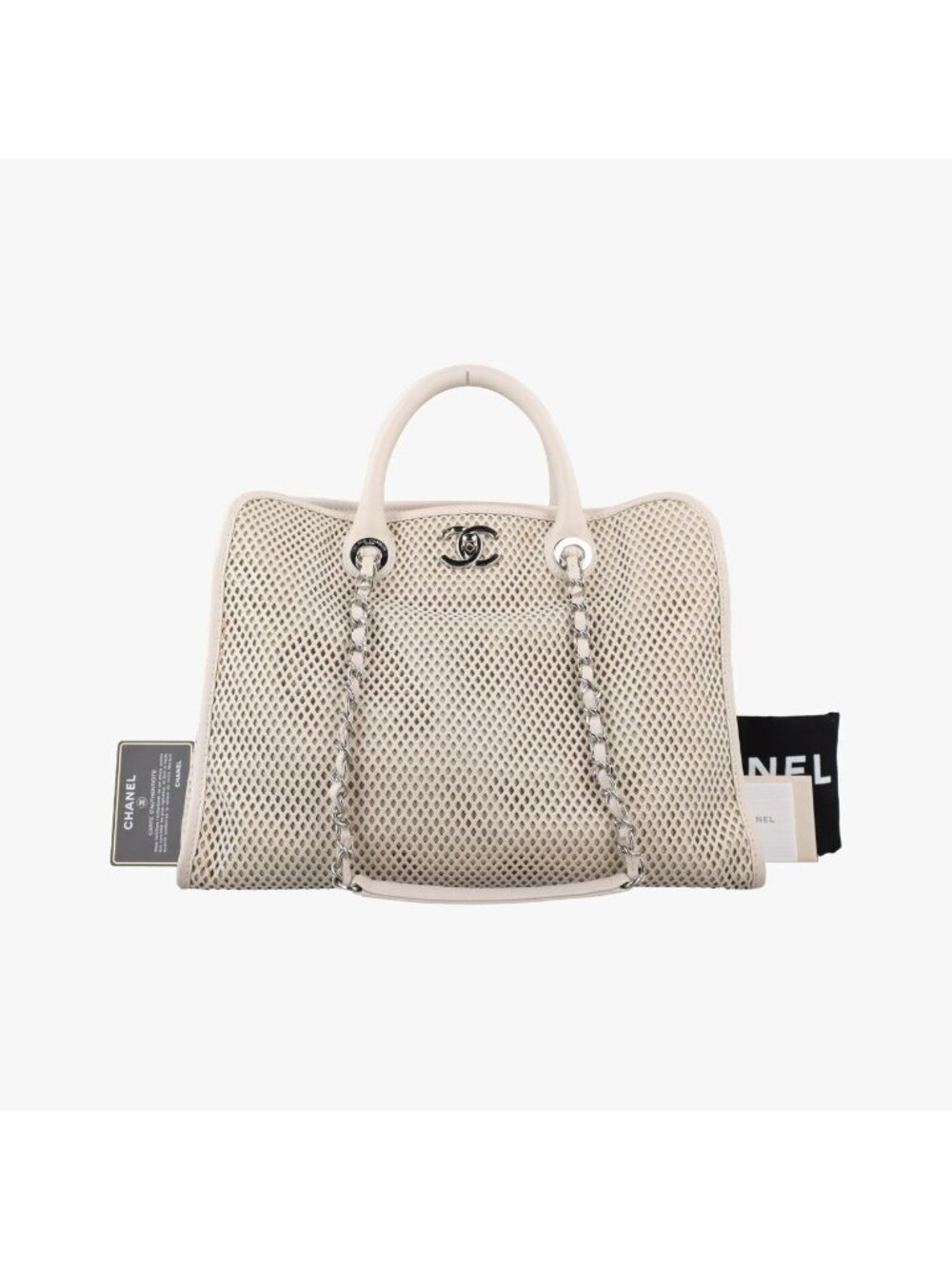 Chanel Up the Air French Riviera White Lambskin